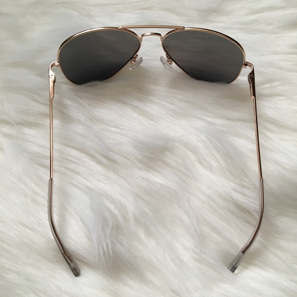 Blue Lens Gold Aviators - Picture 4 of 4