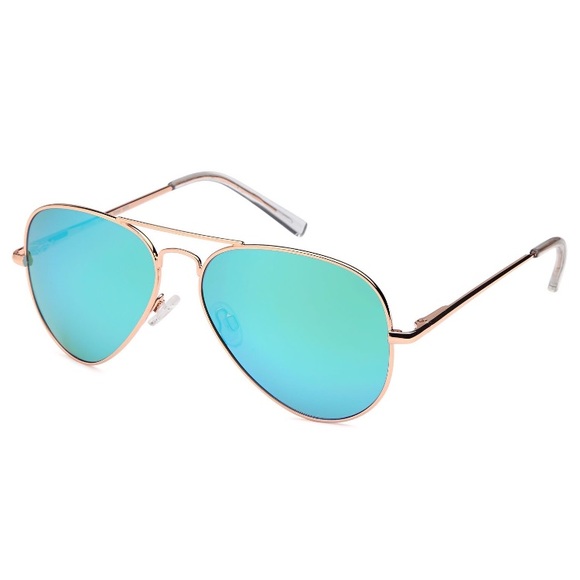 Accessories - Blue Lens Gold Aviators