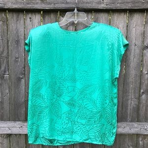 Vintage 80's Liz Claiborne Silk Top