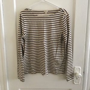 J. Crew Factory long sleeve striped shirt