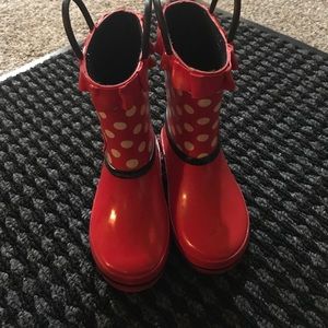 Rain boots, size 7/8 girl