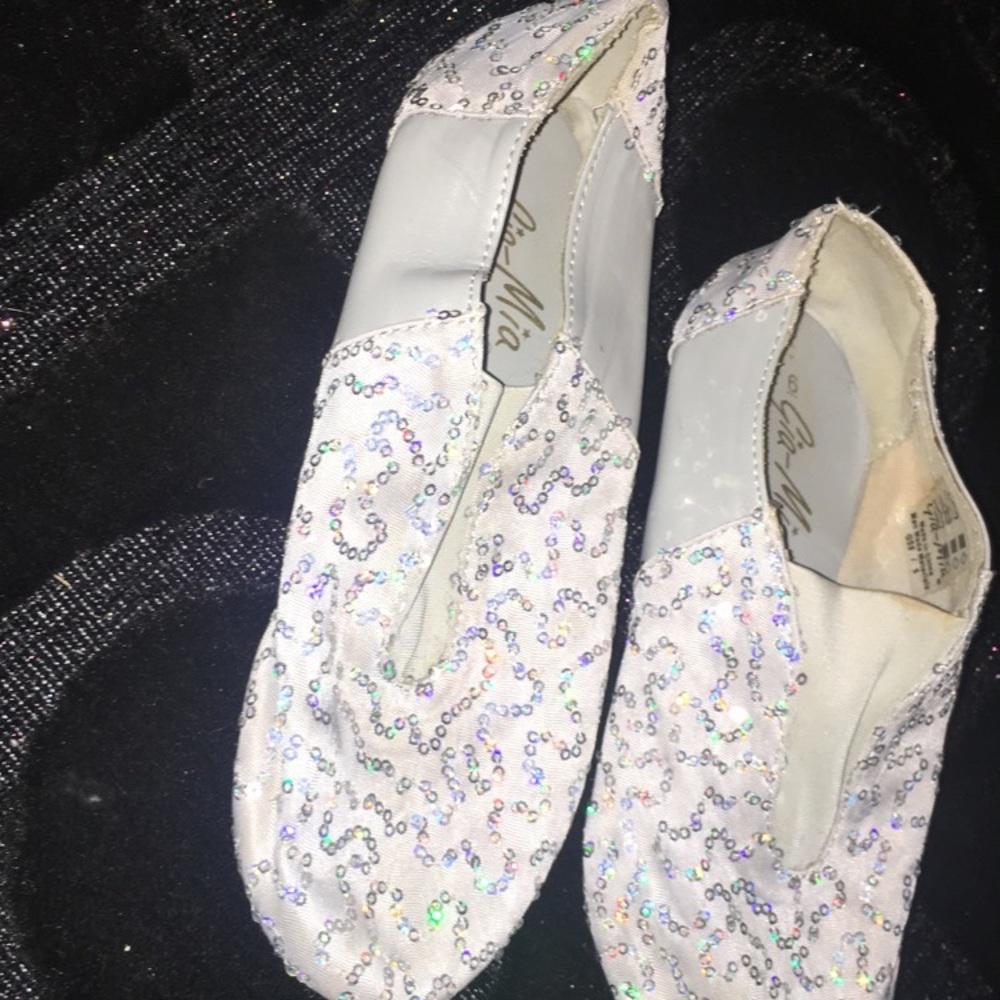 Sequin jazz shoes