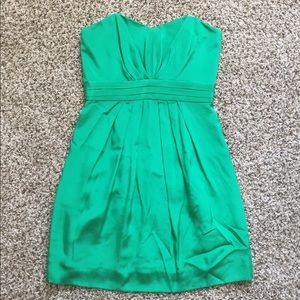 Shoshanna Strapless Green Cocktail Dress