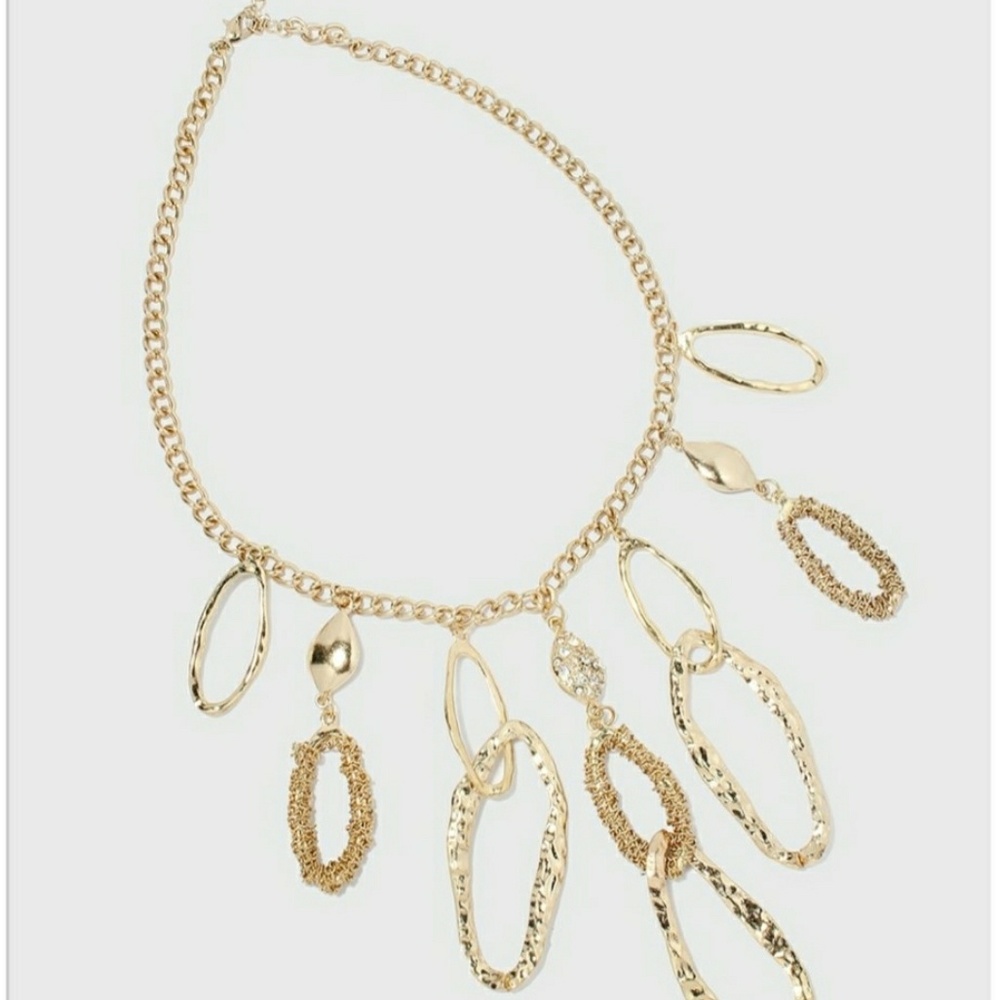 Chain Oval Statement Necklace SALE‼️