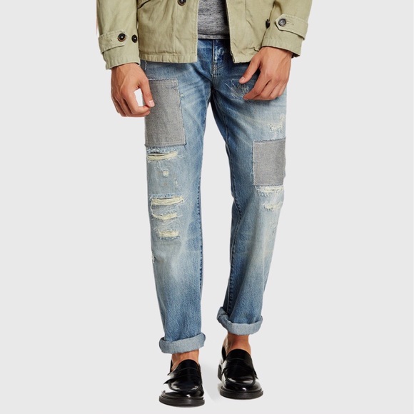 Closed Other - CLOSED Distressed Patchwork Heavily Laundered Jean