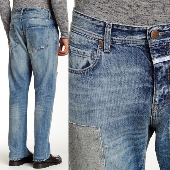 CLOSED Distressed Patchwork Heavily Laundered Jean - Picture 2 of 8