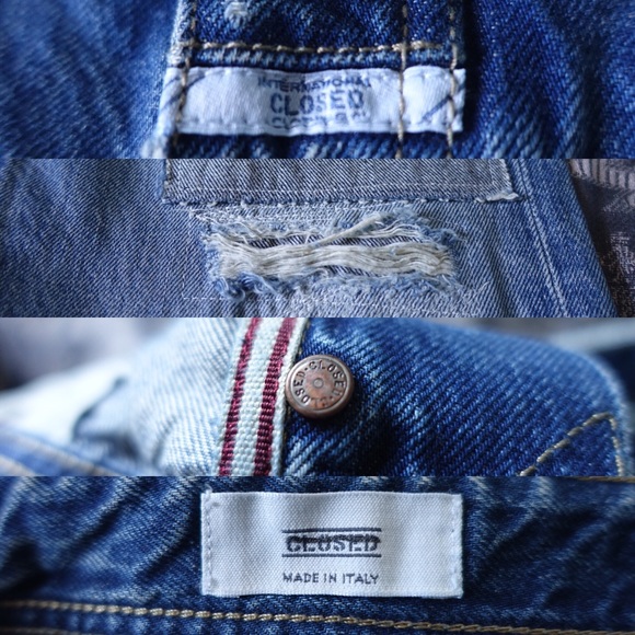 CLOSED Distressed Patchwork Heavily Laundered Jean - Picture 7 of 8