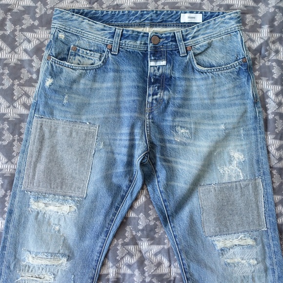 CLOSED Distressed Patchwork Heavily Laundered Jean - Picture 3 of 8