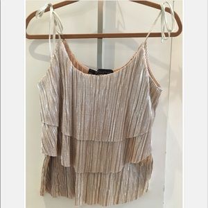 Patterson J. Kincade ruffle top XS