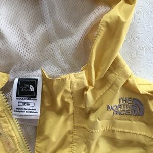 Kids North face rain jacket 3T