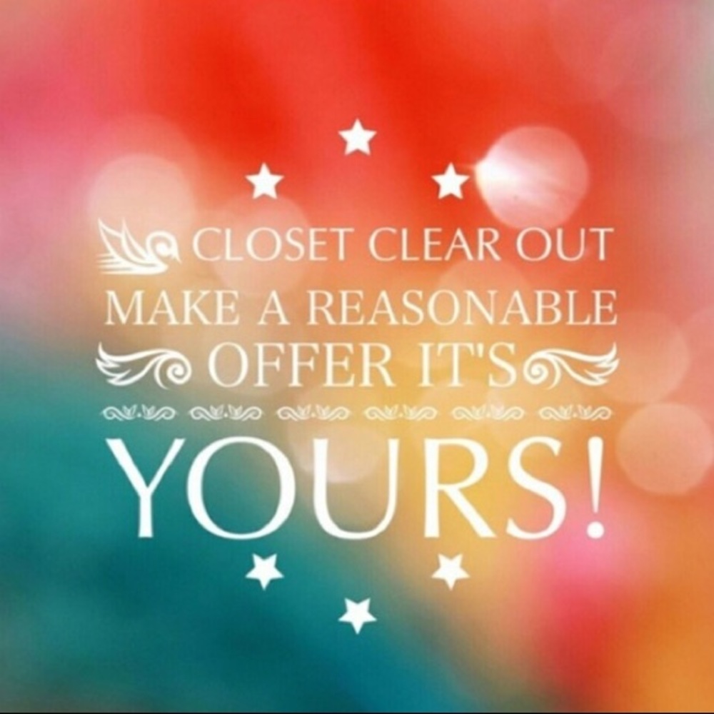 Closet Clear Out Sale! All Prices Dropped!