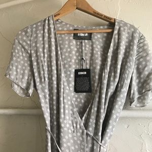 Reformation Dime Wrap Dress