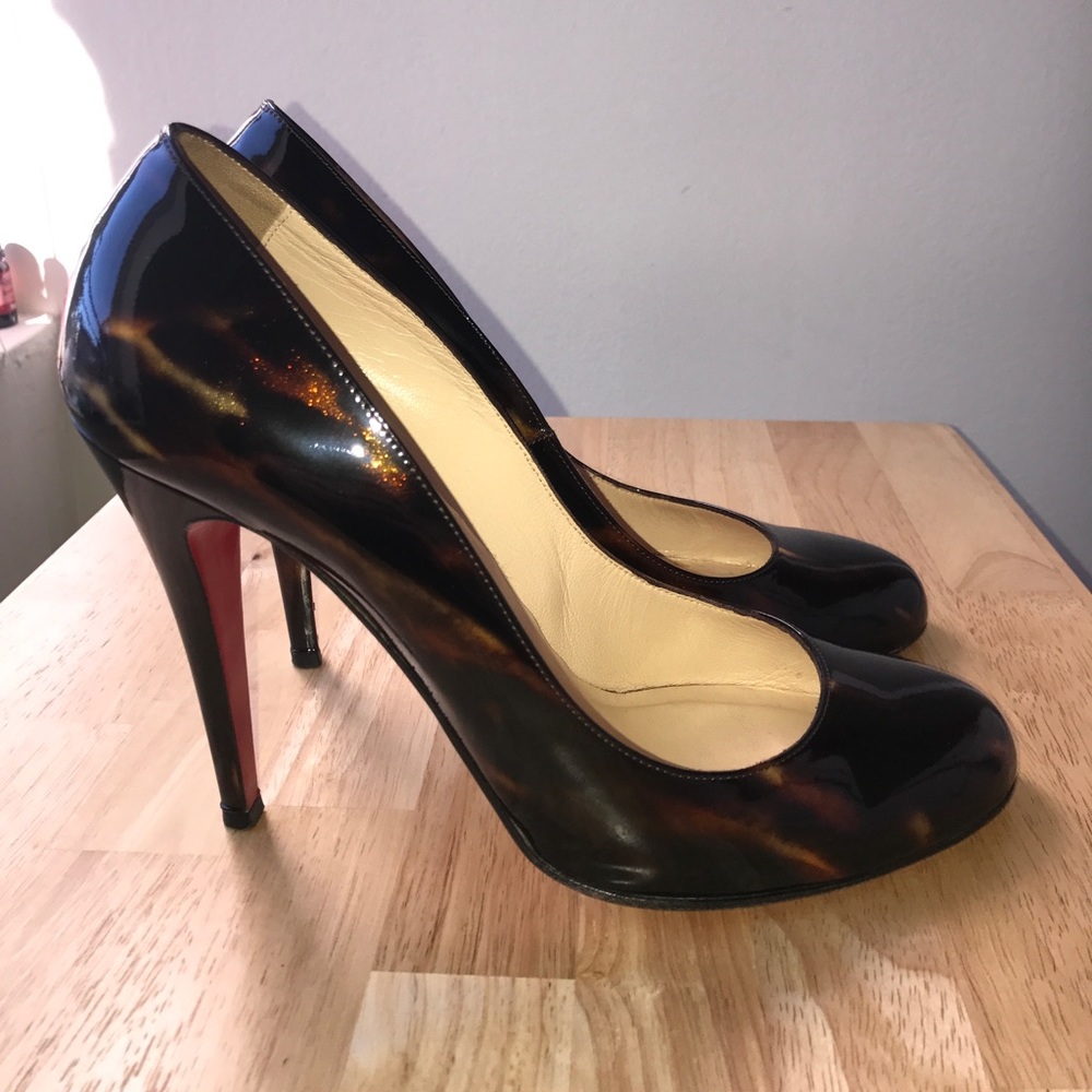 Christian Louboutin RON RON 100 Glitter, Size 40