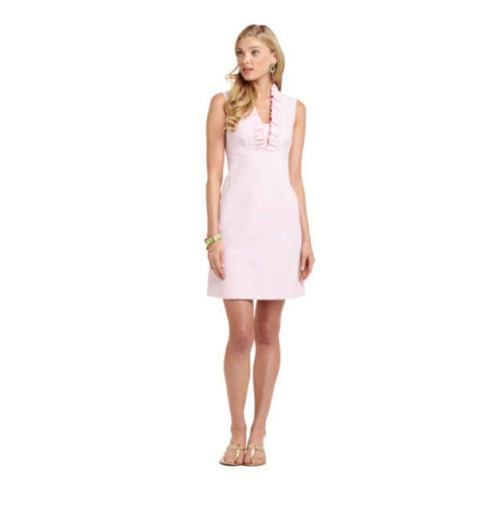 Lily Pulitzer adeline seersucker pink dress 6