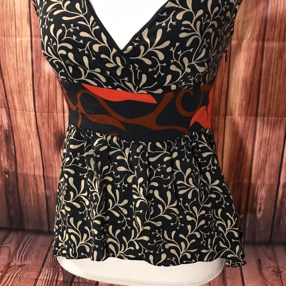 Vanessa Virginia Anthropologie Blouse Size 2 E25 - Picture 3 of 7