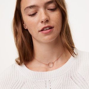 Loft pave circle choker