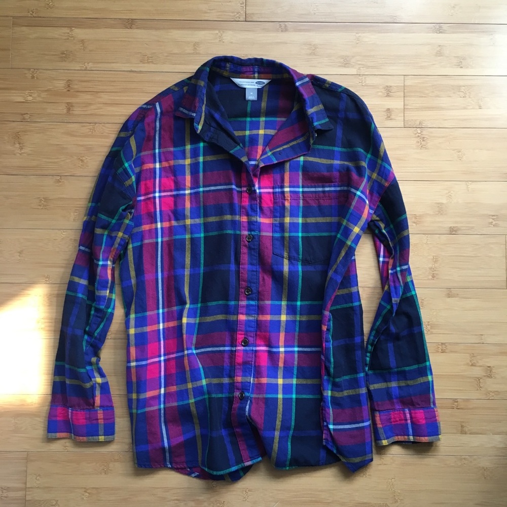 • Boyfriend Flannel Shirt •