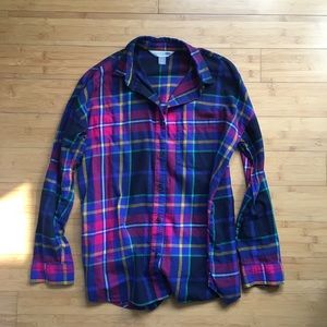 • Boyfriend Flannel Shirt •