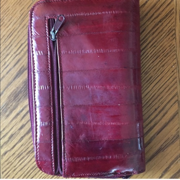 Vintage Eel Skin Wallet & Lipstick Holder - Picture 6 of 7