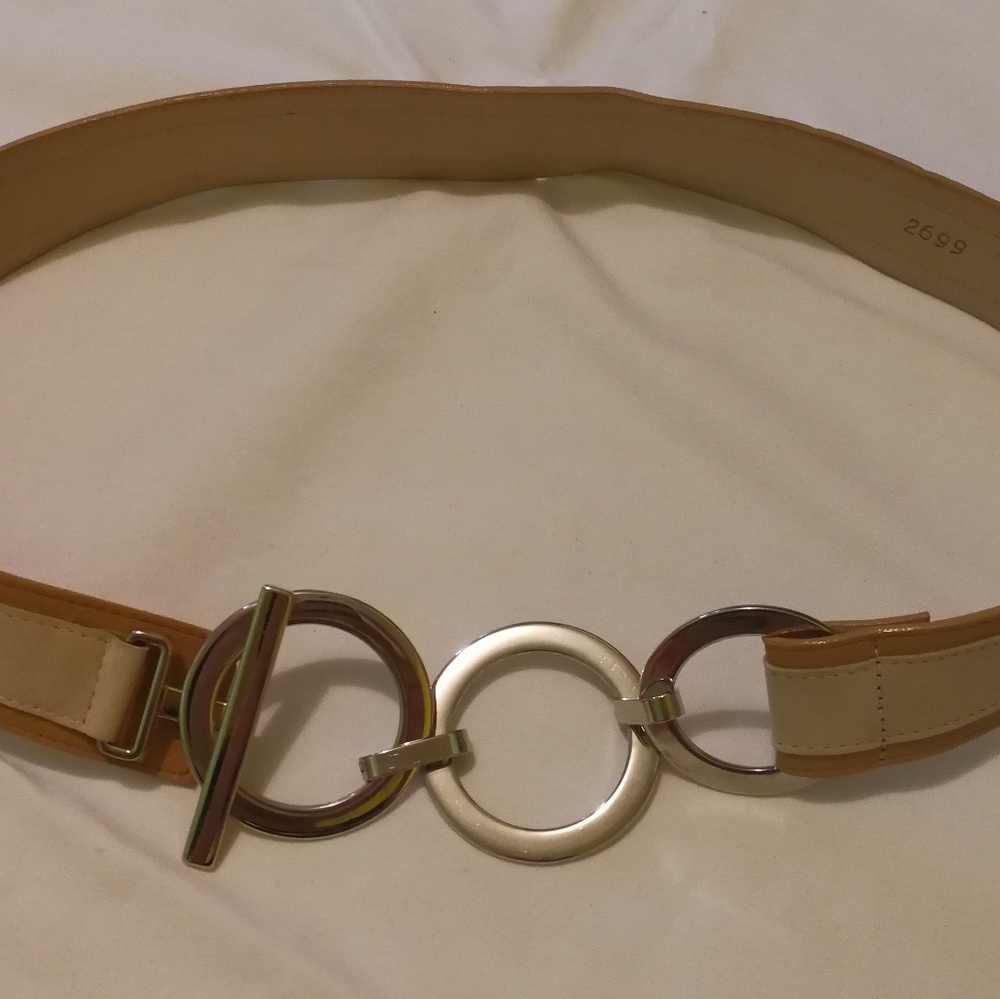 Designer belt genuine leather