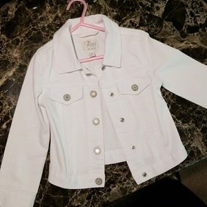 White jean jacket