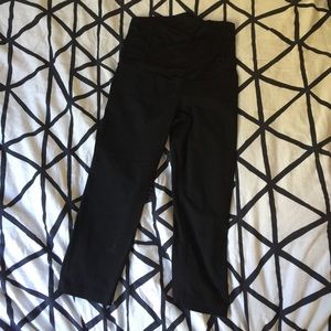 Black maternity pants