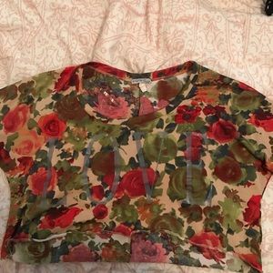 Floral Crop top