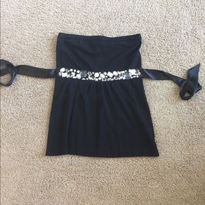 White House Black Market strapless top