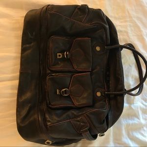 Marc by Marc Jacobs weekender bag brown leather Marc by Marc Jacobs weekender bag brown leather