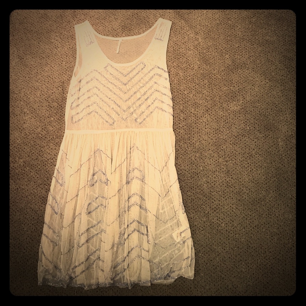 NWOT Free People beaded dress Sz S/P