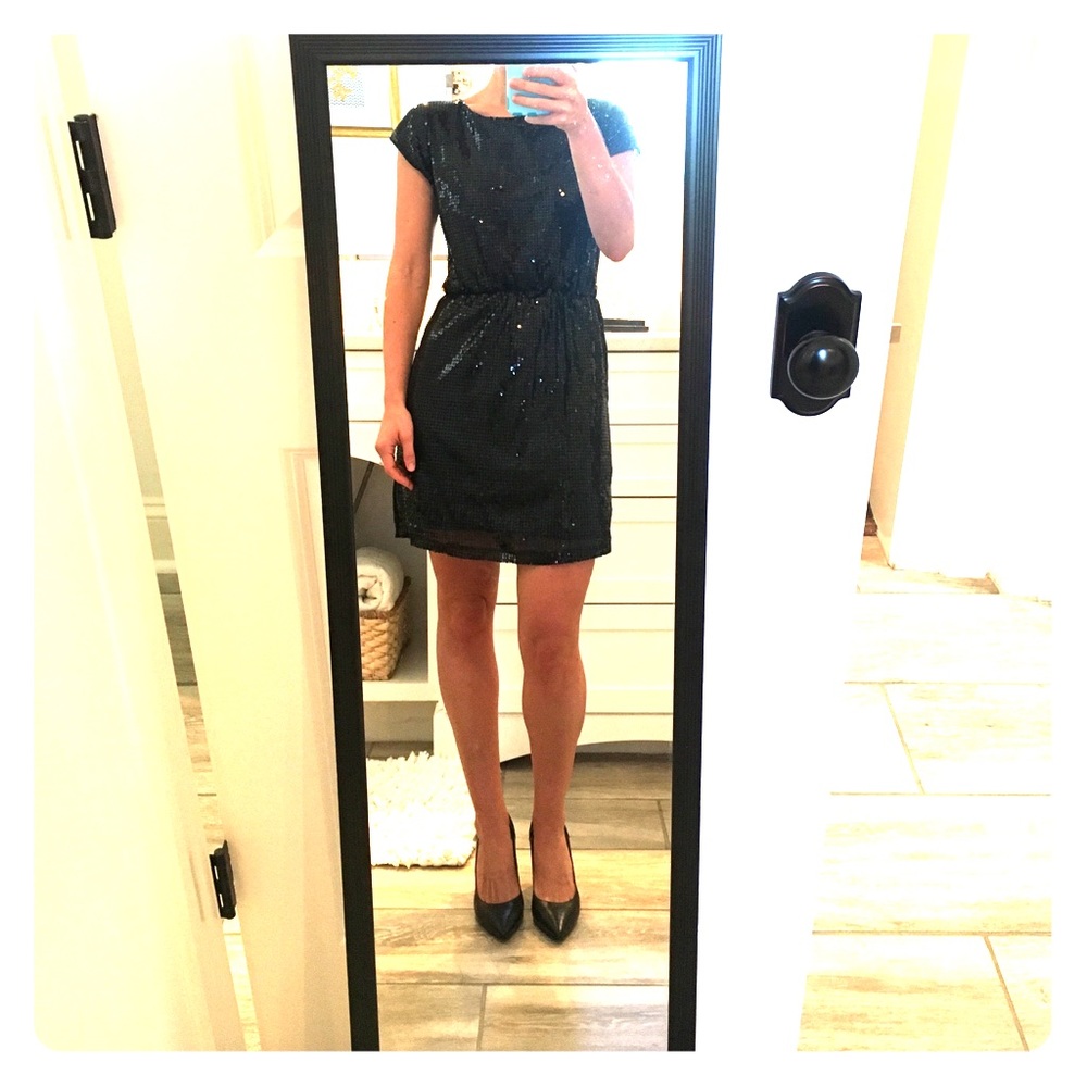 Black Sequence Dress