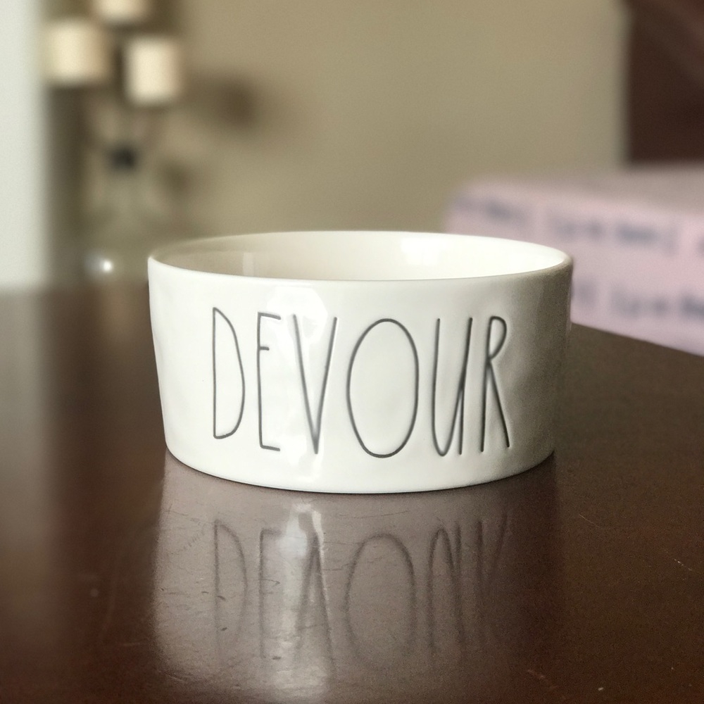 Rae Dunn Pet Bowl- Devour