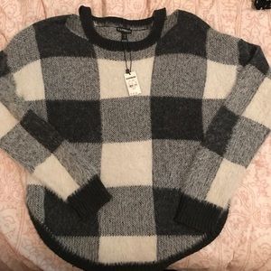 Express Checkered Sweater