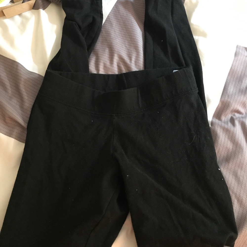 Black ankle leggings