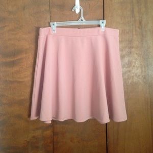 Pink skater skirt