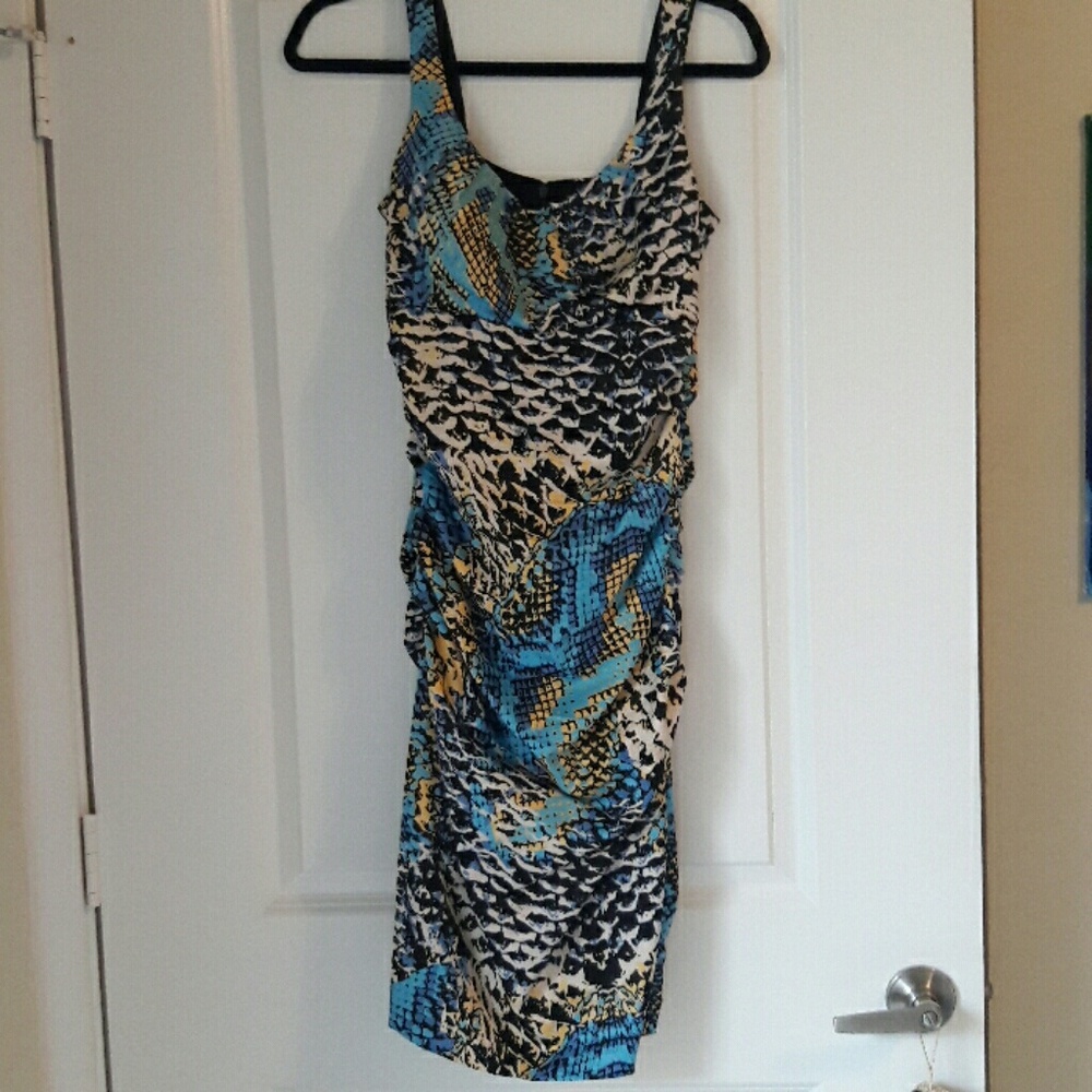 Sangria leaped sleeveless dress