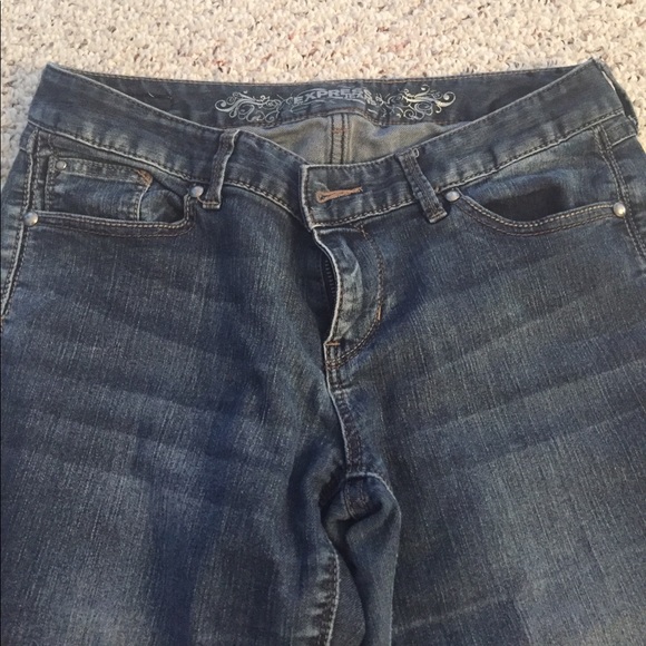 Express jeans barely boot Stella - size 6 LONG - Picture 2 of 6