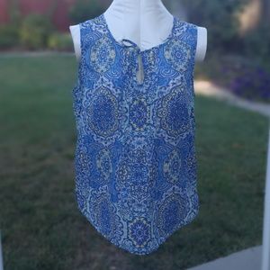Paisley Talbots Sleeveless Blouse Paisley Talbots Sleeveless Blouse