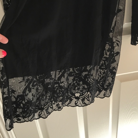 Sheer black bodice dress - Picture 2 of 5