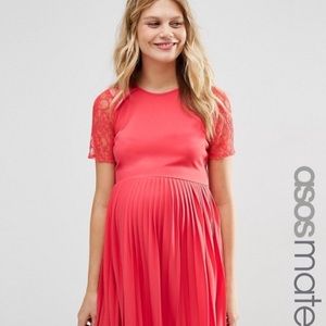 Asos Maternity pleated mini dress!