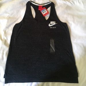 Nike tank top. Medium. Heathered black.