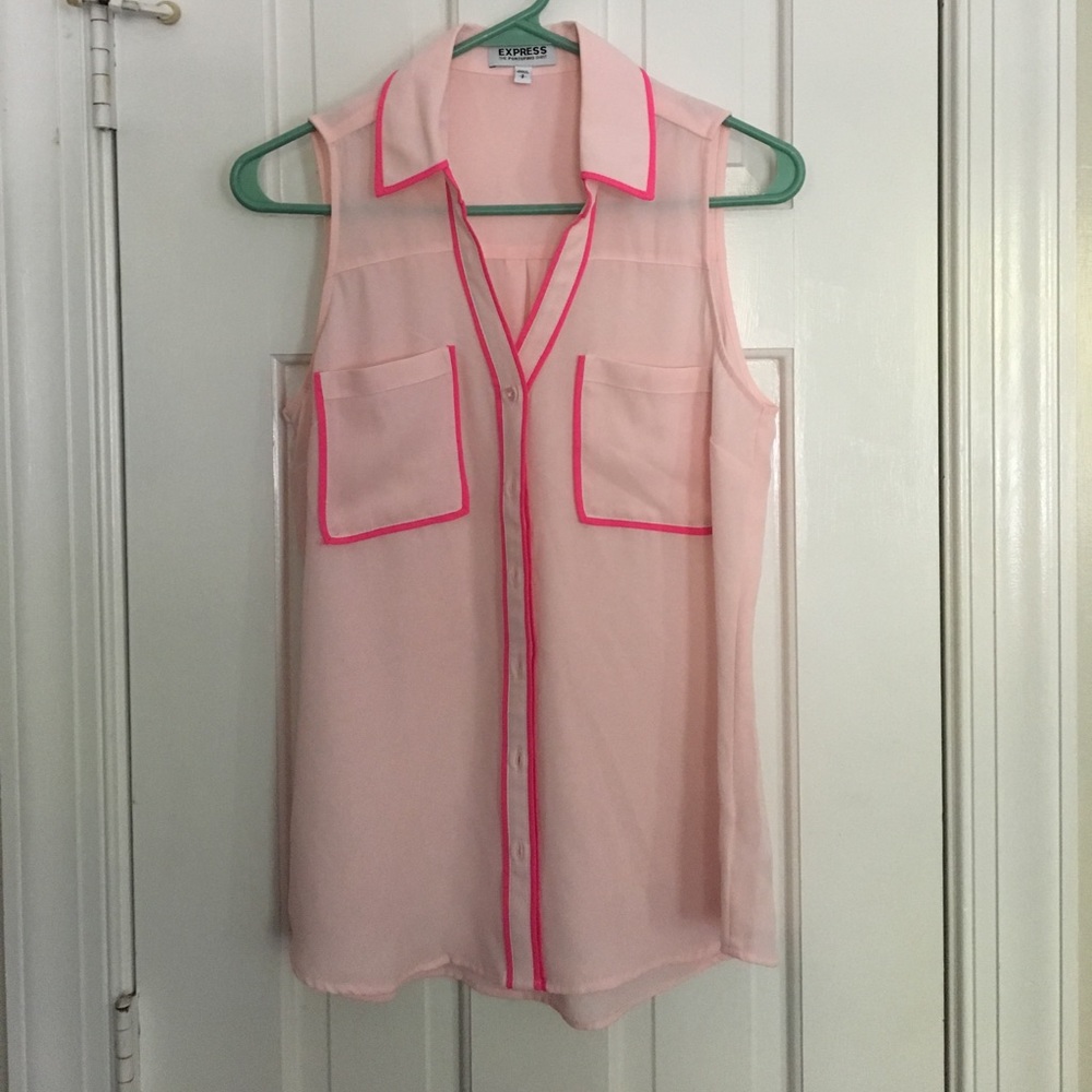 Sleeveless portofino blouse by Express