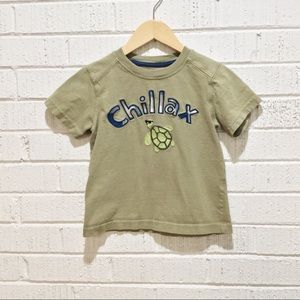 2T Gymboree Chillax Turtle Shirt