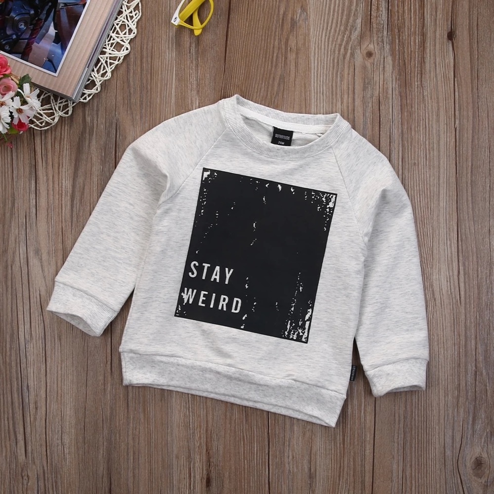 Boutique 💙Stay weird boy sweater