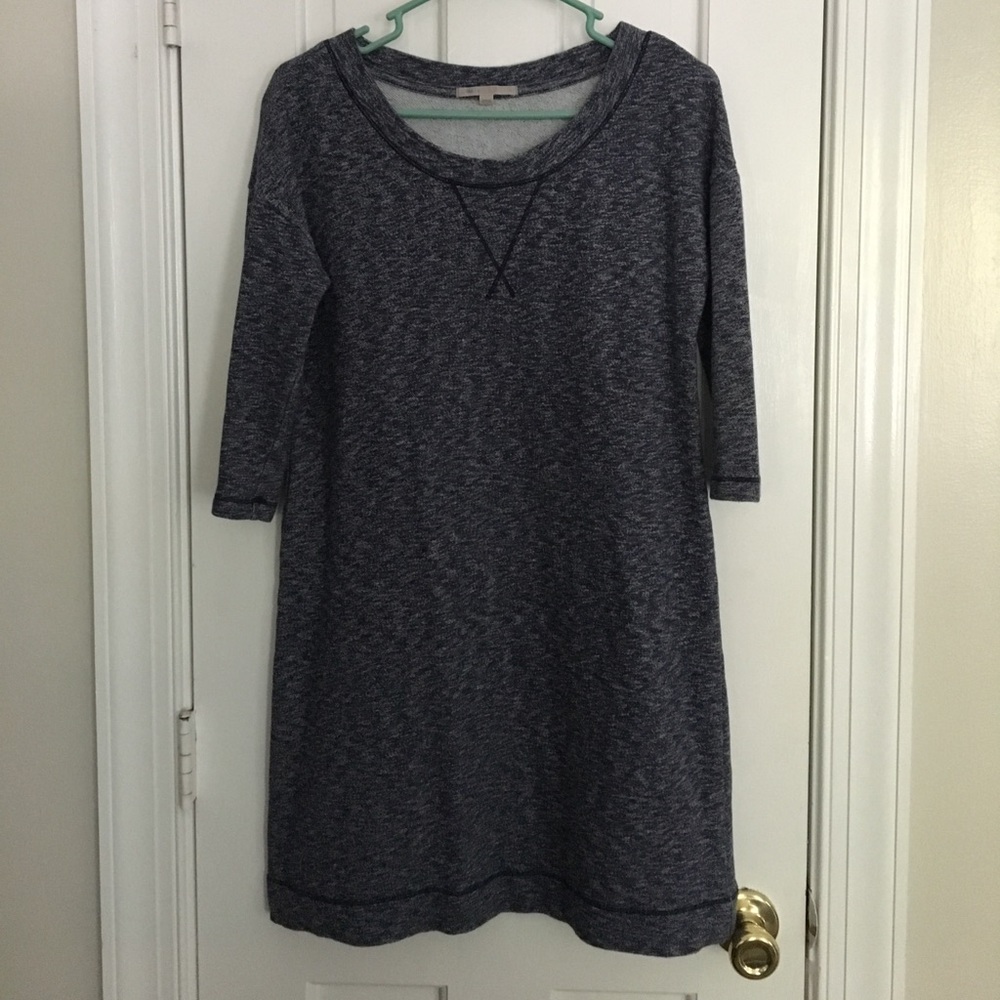 3/4 sleeve terry sweatshirt dress from Gap