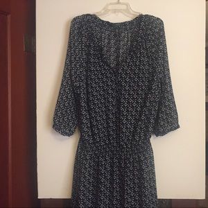 Navy flowy dress by Ralph Lauren