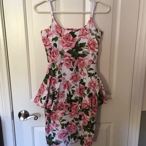 Betsey Johnson peplum dress