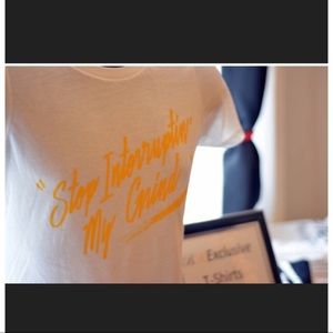 "Stop Interrupting My Grind" Tee Shirt