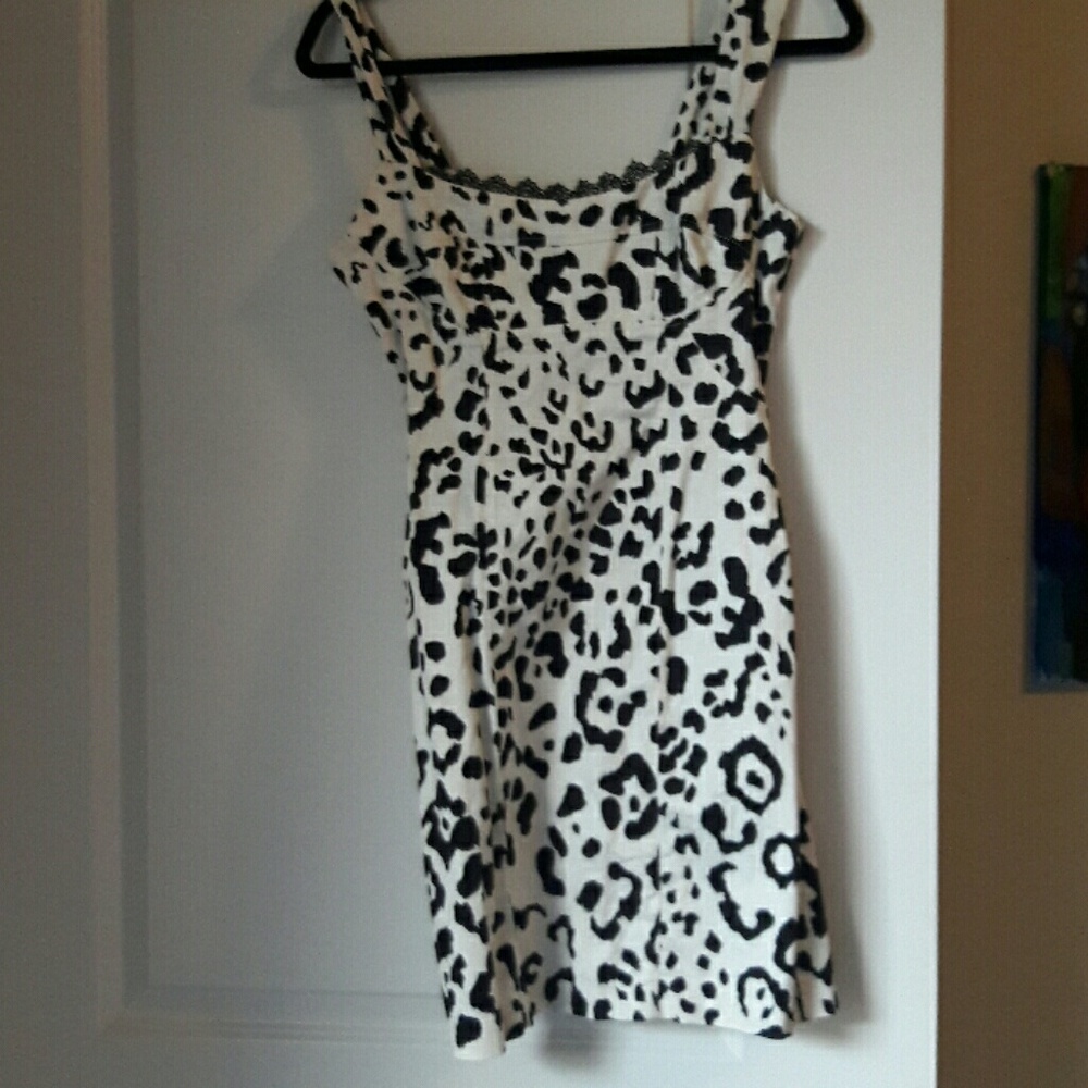 Seek cotton animal print sundress