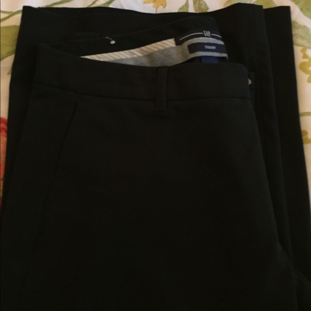 Gap, black, wide-leg trousers